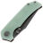 Нож Tenable Fermi black TiCn сталь 14C28N рукоять Jade  G10