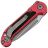 Нож Microtech LUDT Gen III T/E apocalyptic сталь M390MK рукоять Red Aluminum (1136-10APRD)