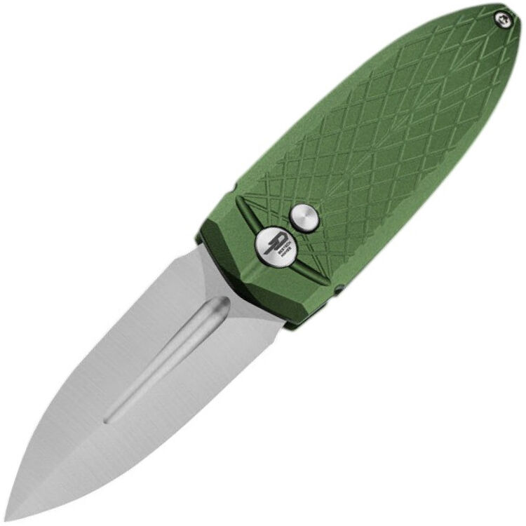 Нож Bestech Ququ satin сталь 14C28N рукоять Green Aluminium (BG57B-2)