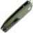 Нож Bestech Ququ satin сталь 14C28N рукоять Green Aluminium (BG57B-2)