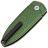 Нож Bestech Ququ satin сталь 14C28N рукоять Green Aluminium (BG57B-2)