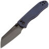 Нож Kizer Drop Bear 2 Sheepsfoot black сталь Nitro-V рукоять Blue Canyon Richlite