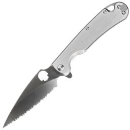 Нож Daggerr Sting frame lock serrated satin сталь D2 рукоять Stainless steel