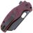 Нож Kizer C01c Mini black сталь CPM-4V рукоять Red Richlite
