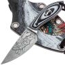 Нож Волчий Век МикроМасичька Custom Индеец сталь N690 WA рукоять Black/White G10