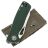 Нож Petrified Fish Bunta сталь D2 рукоять Green G10