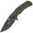 Нож Kershaw Knockout Black сталь 14C28N рукоять Olive Aluminium (1870OLBLK)