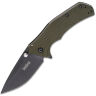 Нож Kershaw Knockout Black сталь 14C28N рукоять Olive Aluminium (1870OLBLK)