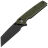 Нож CIVIVI Amirite black сталь Nitro-V рукоять OD Green Coarse G10 (C23028-3)