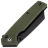 Нож CIVIVI Amirite black сталь Nitro-V рукоять OD Green Coarse G10 (C23028-3)