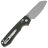 Нож Vosteed Raccoon CB Cleaver stonewash сталь 14C28N рукоять Green Micarta