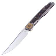 Нож Maxace (MC Studio) Persian cталь M390 рукоять Ti/Light-Gray CF