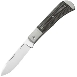 Нож Kizer Trestle D stonewash сталь Nitro-V рукоять Aluminium/Norplex UltreX Micarta
