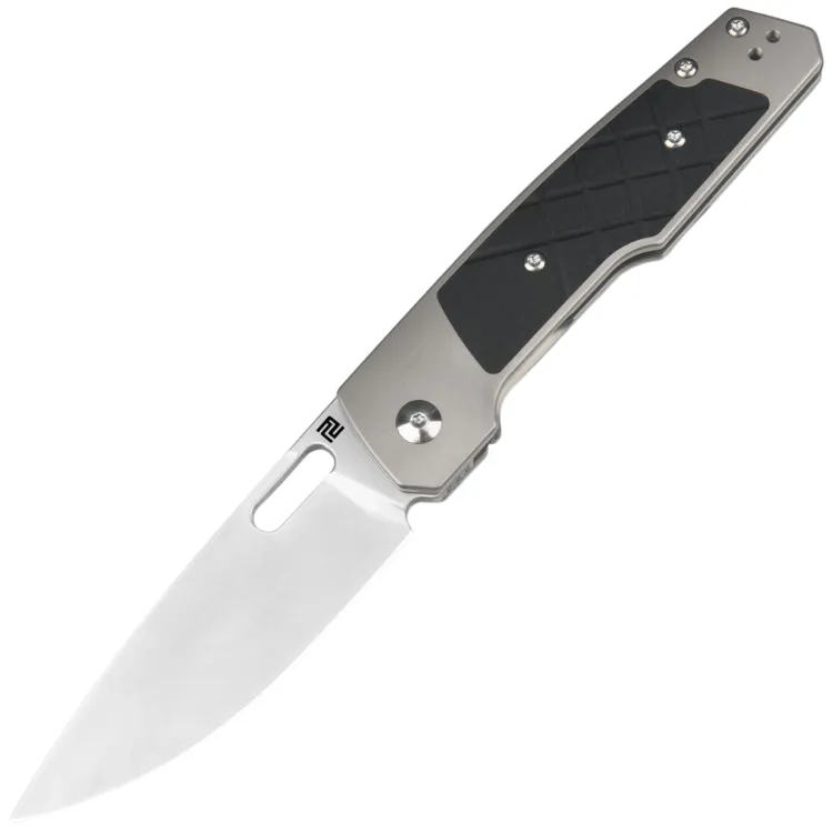 Нож Artisan Cutlery The Gambit Pawn сталь S90V рукоять Titanium/Black G10