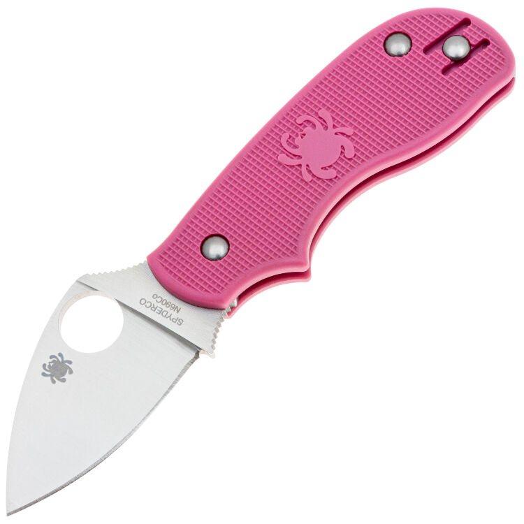 Нож Spyderco Squeak сталь N690Co рукоять Pink FRN (C154PPN)