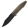 Нож WE Knife Flight Line blackwash сталь M390 рукоять Bronze Titanium (WE23089-2)
