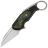 Нож WE Knife Yardbird satin сталь CPM-20CV рукоять Black Ti/Jungle Wear FatCarbon (WE22021-4)