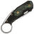 Нож WE Knife Yardbird satin сталь CPM-20CV рукоять Black Ti/Jungle Wear FatCarbon (WE22021-4)