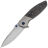 Нож WE Knife Nitro OG satin сталь CPM-20CV рукоять Beadblast Ti/Aluminum Foil CF (WE23035-3)