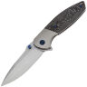 Нож WE Knife Nitro OG satin сталь CPM-20CV рукоять Beadblast Ti/Aluminum Foil CF (WE23035-3)