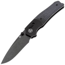 Нож QSP Vault blackwash сталь 14C28N рукоять Aluminum/Black Micarta (QS157-A2)