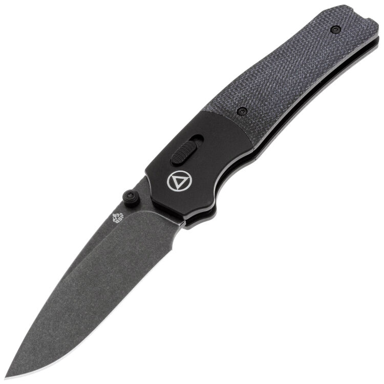 Нож QSP Vault blackwash сталь 14C28N рукоять Aluminum/Black Micarta (QS157-A2)