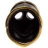 Бусина темлячная Шлем Ричарда латунь (Крымская бронза)