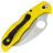 Нож Spyderco Tasman Salt 2 Serrated сталь H-2 рукоять Yellow FRN (C106SYL2)