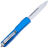 Нож Microtech Ultratech S/E Stonewash сталь M390 рукоять Blue Aluminum (121-10BL)