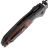 Нож Real Steel Hoeft satin/black сталь S35VN рукоять Titanium/Lava Flow FatCarbon (7901DR)