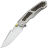 Нож Kizer Feweed сталь Z-Wear PM рукоять Titanium/Camo Carbon Gold