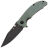 Нож Tenable Rei blackwash сталь 14C28N рукоять Green Micarta