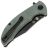 Нож Tenable Rei blackwash сталь 14C28N рукоять Green Micarta