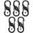Карабин Nite Ize S-Biner MicroLock 5 pack black steel (LSBM-01-5R7)