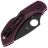Нож Spyderco Dragonfly 2 Black сталь Micro-Melt PD#1 рукоять Burgundy FRN (C28BGBKP2)