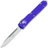 Нож Microtech Ultratech S/E PS stonewash сталь M390 рукоять Purple Aluminium (121-11PU)