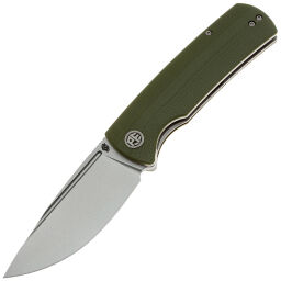 Нож Petrified Fish Beluga sandblast сталь K110 рукоять Green G10