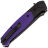 Нож Bestech Swordfish Button Lock black PVD сталь 14C28N рукоять Black/Purple G10 (BG62C)
