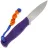 Нож 7 Ножей Колибри XL Гибрид конвекс сталь VG-10 рукоять Violet G10