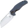 Нож Kizer C01c satin сталь 154CM рукоять Blue Richlite