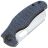 Нож Kizer C01c satin сталь 154CM рукоять Blue Richlite