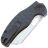 Нож Kizer C01c satin сталь 154CM рукоять Blue Richlite