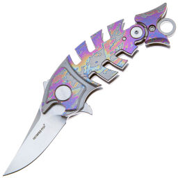 Нож Petrified Fish Pendant сталь M390 рукоять Multicolour Titanium