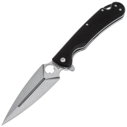 Нож Daggerr Arrow Flipper Stonewash сталь D2 рукоять Black G10