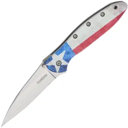 Нож Kershaw Leek Lone Star сталь 14C28N рукоять Aluminium (1660LS)