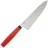 Нож кухонный Owl Knife Шеф CH210 сталь N690 рукоять красный G10