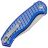 Нож CIVIVI Stormhowl satin сталь Nitro-V рукоять Milled Blue Aluminum (C23040B-2)