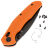 Нож Bestechman Ronan Black Titanized Stonewash сталь 14C28N рукоять Orange G10 (BMK02H)