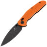 Нож Bestechman Ronan Black Titanized Stonewash сталь 14C28N рукоять Orange G10 (BMK02H)