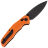 Нож Bestechman Ronan Black Titanized Stonewash сталь 14C28N рукоять Orange G10 (BMK02H)